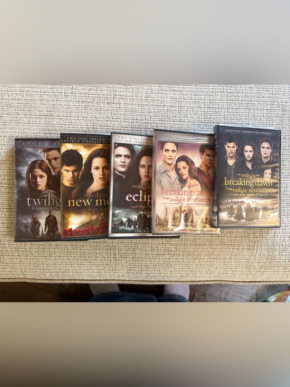 The Twilight Saga DVD Set - with special feature DVDs